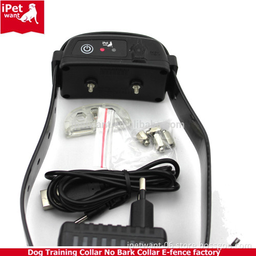 rechargeable and waterproof no bark control dog training collar private label